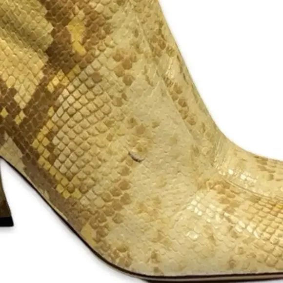 Proenza Schouler Snakeskin Leather Ankle Boots Size 9 - Picture 5 of 5